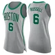 Bill Russell Boston Celtics ＃6 Swingman Women's Gray Jersey - City Edition