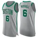 Bill Russell Boston Celtics ＃6 Swingman Youth Gray Jersey - City Edition