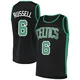 Bill Russell Boston Celtics ＃6 Youth Black Fast Break Jersey - Statement Edition