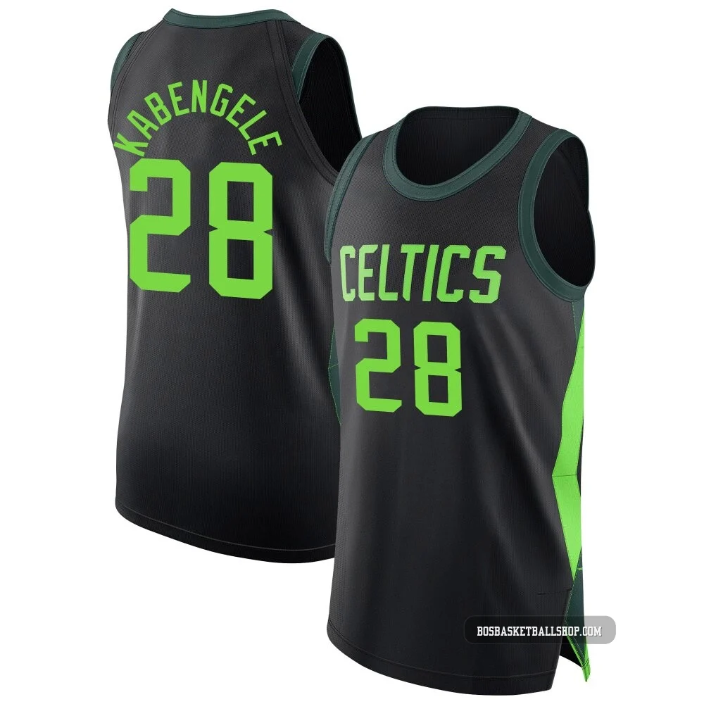 Mfiondu Kabengele Boston Celtics ＃28 Authentic Men's 2024/25 Black City Edition Jersey