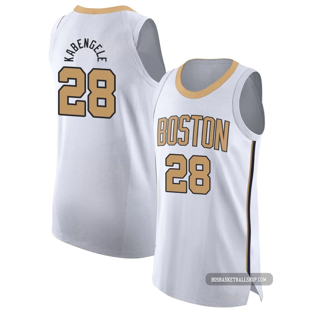 Mfiondu Kabengele Boston Celtics ＃28 Authentic Men's 2025/26 White City Edition Jersey