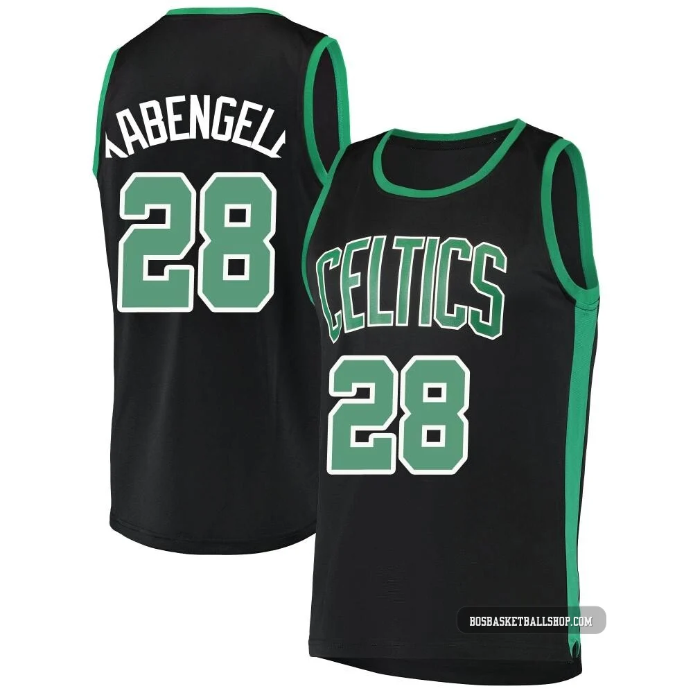 Mfiondu Kabengele Boston Celtics ＃28 Men's Black Fast Break Jersey - Statement Edition