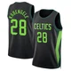 Mfiondu Kabengele Boston Celtics ＃28 Swingman Men's 2024/25 Black City Edition Jersey