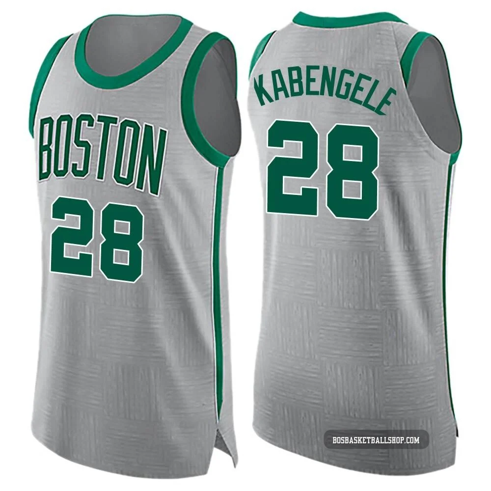Mfiondu Kabengele Boston Celtics ＃28 Swingman Men's Gray Jersey - City Edition