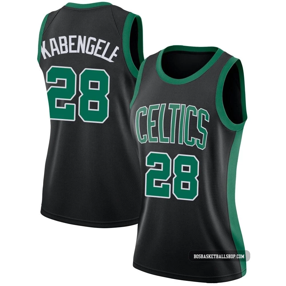 Mfiondu Kabengele Boston Celtics ＃28 Swingman Women's Black Jersey - Statement Edition