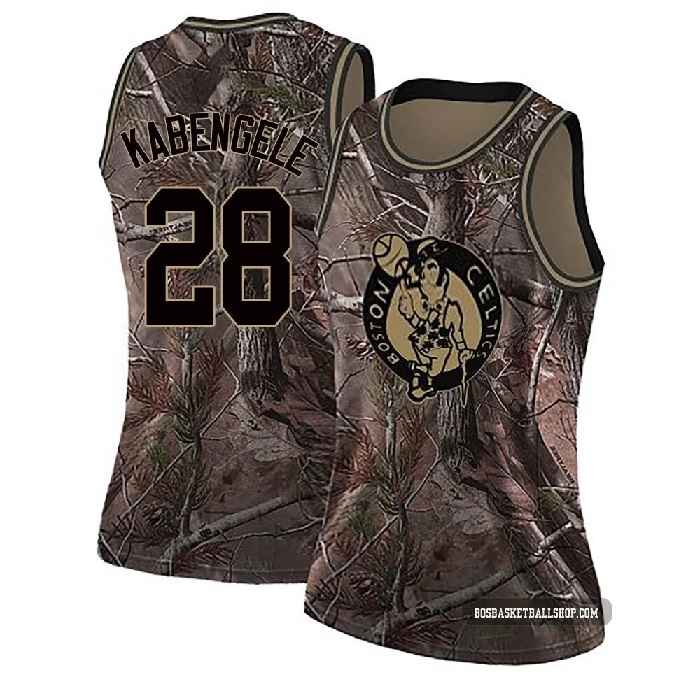 Mfiondu Kabengele Boston Celtics ＃28 Swingman Women's Camo Realtree Collection Jersey