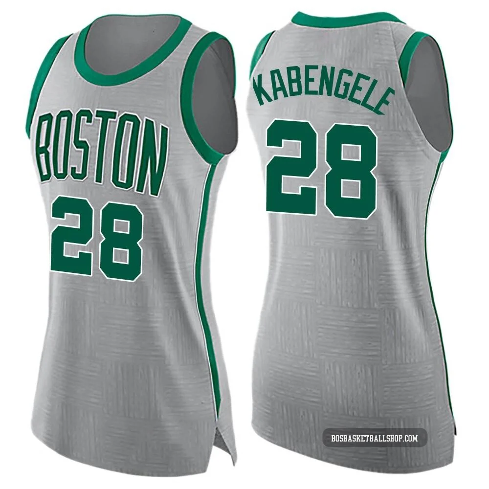 Mfiondu Kabengele Boston Celtics ＃28 Swingman Women's Gray Jersey - City Edition