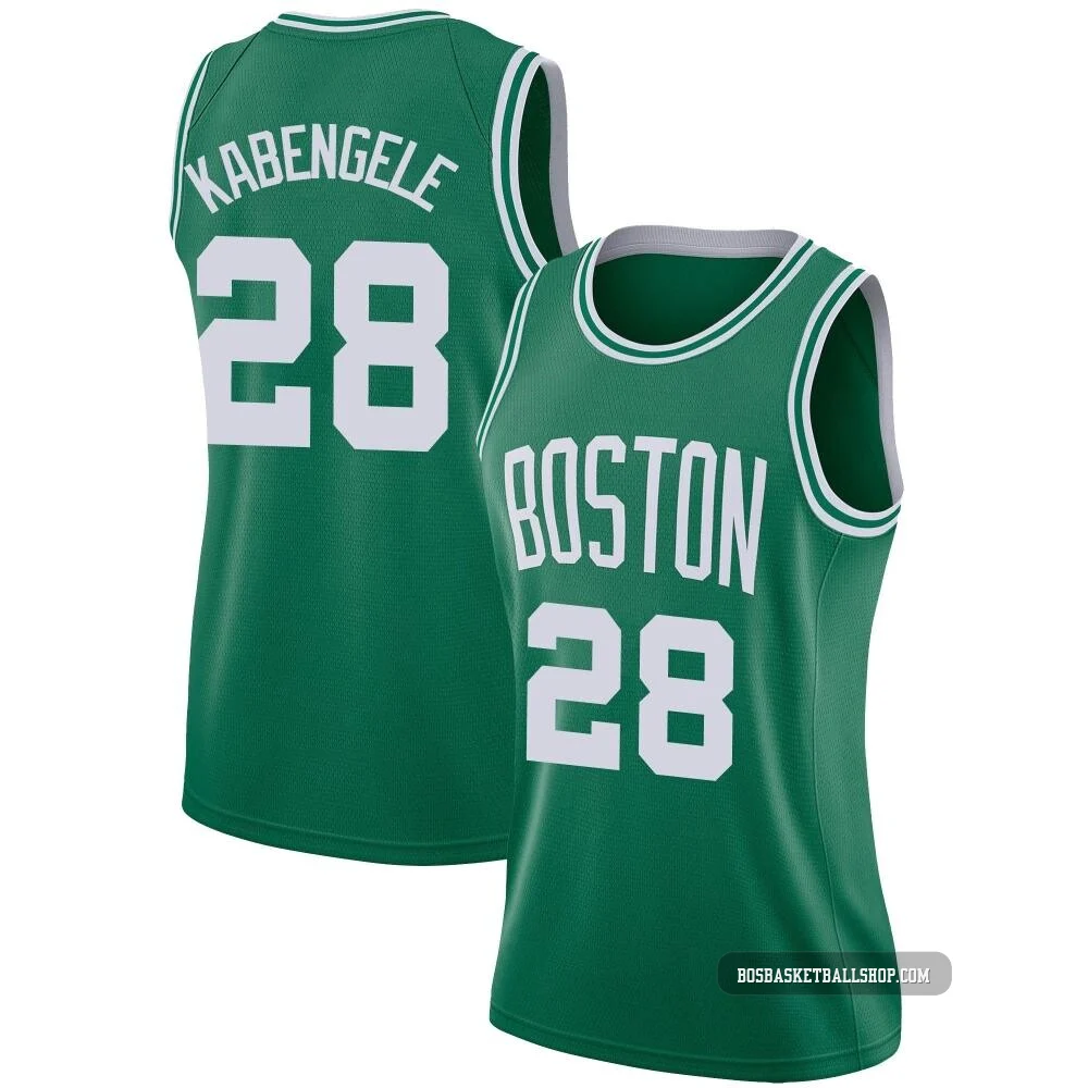 Mfiondu Kabengele Boston Celtics ＃28 Swingman Women's Green Jersey - Icon Edition