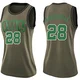 Mfiondu Kabengele Boston Celtics ＃28 Swingman Women's Green Salute to Service Jersey