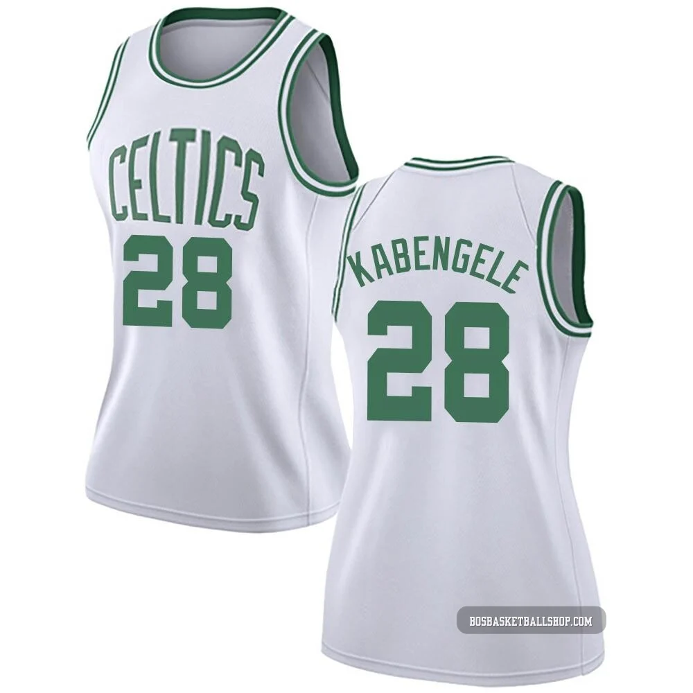 Mfiondu Kabengele Boston Celtics ＃28 Swingman Women's White Jersey - Association Edition