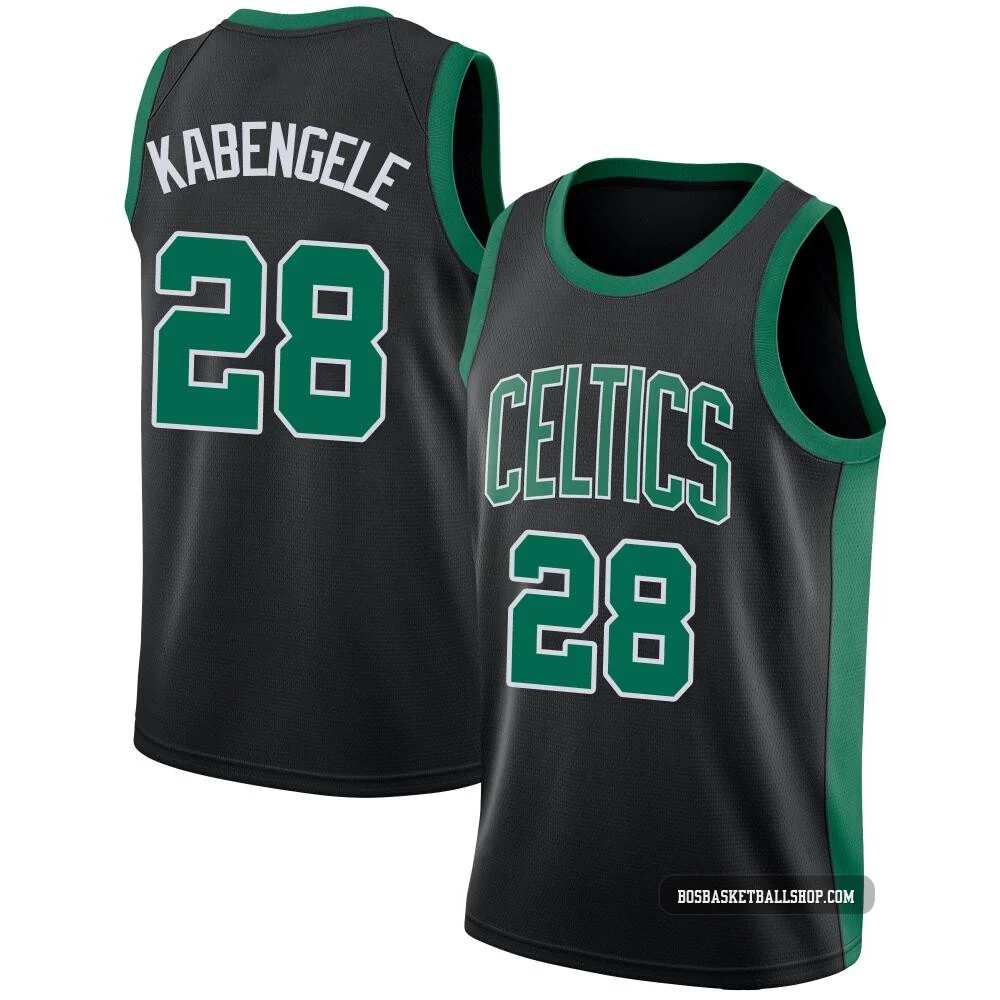 Mfiondu Kabengele Boston Celtics ＃28 Swingman Youth Black Jersey - Statement Edition
