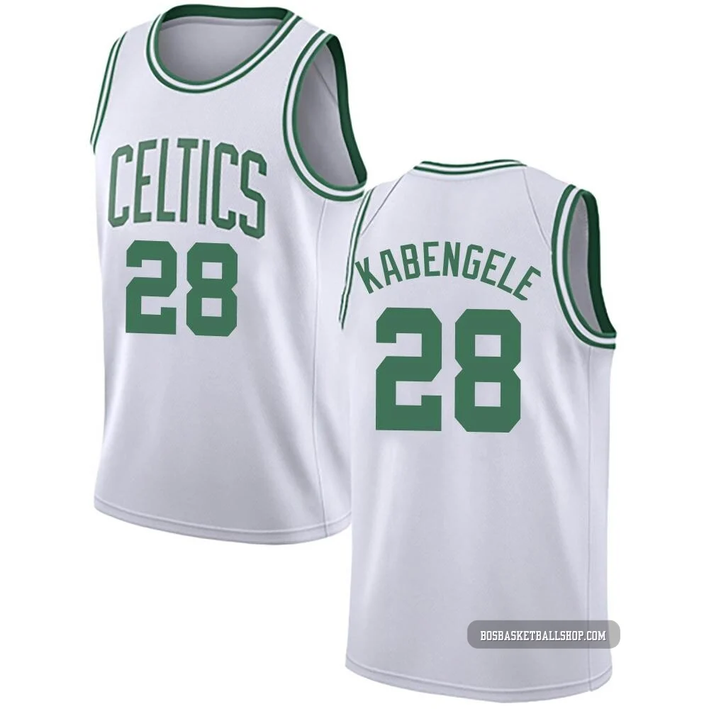 Mfiondu Kabengele Boston Celtics ＃28 Swingman Youth White Jersey - Association Edition