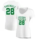 Mfiondu Kabengele Boston Celtics ＃28 Women's White Fast Break Association Edition Jersey