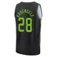 Mfiondu Kabengele Boston Celtics ＃28 Youth 2024/25 Black Fast Break City Edition Jersey