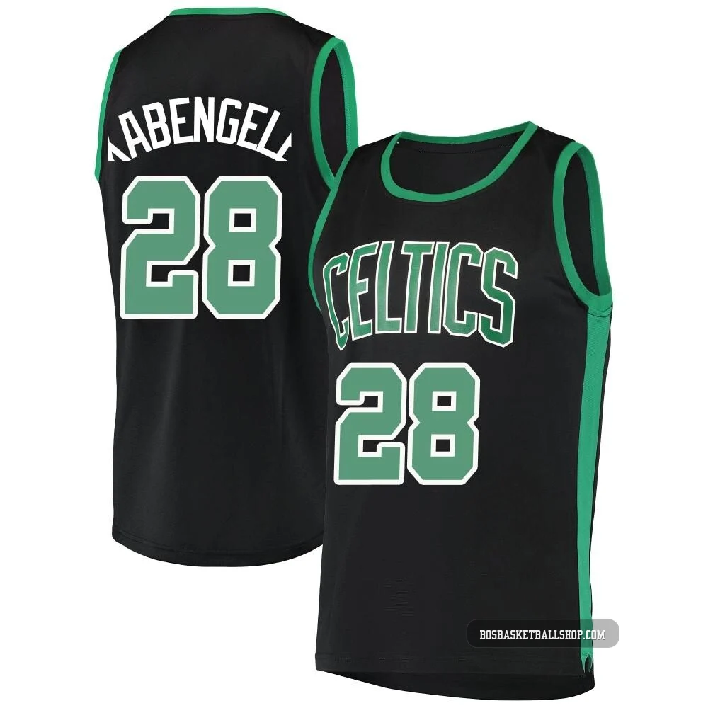 Mfiondu Kabengele Boston Celtics ＃28 Youth Black Fast Break Jersey - Statement Edition