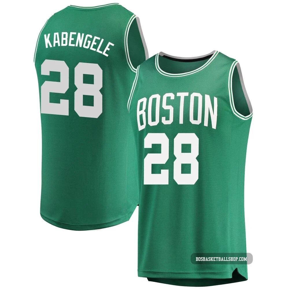 Mfiondu Kabengele Boston Celtics ＃28 Youth Green Fast Break Jersey - Icon Edition