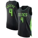 Nikola Vucevic Boston Celtics ＃4 Authentic Men's 2024/25 Black City Edition Jersey