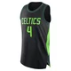 Nikola Vucevic Boston Celtics ＃4 Authentic Men's 2024/25 Black City Edition Jersey