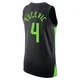 Nikola Vucevic Boston Celtics ＃4 Authentic Men's 2024/25 Black City Edition Jersey