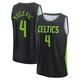 Nikola Vucevic Boston Celtics ＃4 Men's 2024/25 Black Fast Break City Edition Jersey