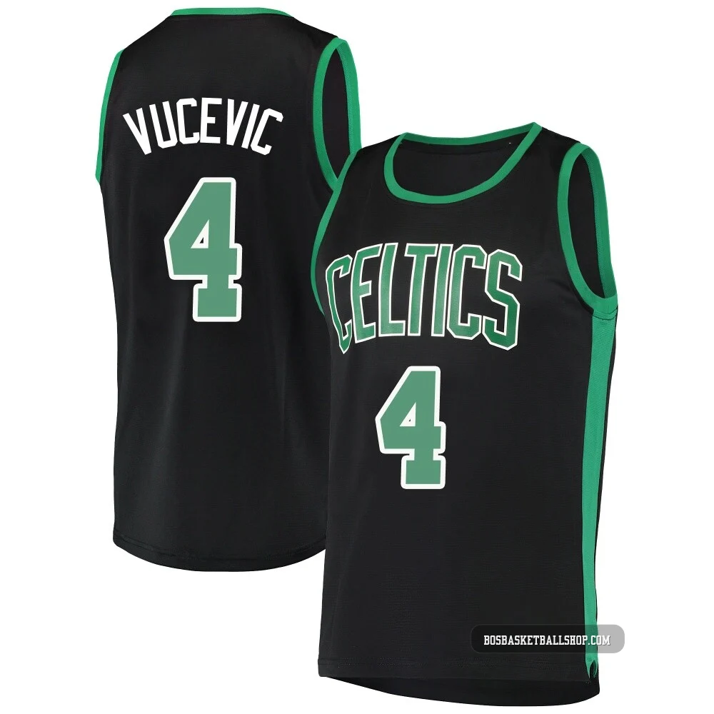 Nikola Vucevic Boston Celtics ＃4 Men's Black Fast Break Jersey - Statement Edition