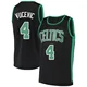 Nikola Vucevic Boston Celtics ＃4 Men's Black Fast Break Jersey - Statement Edition
