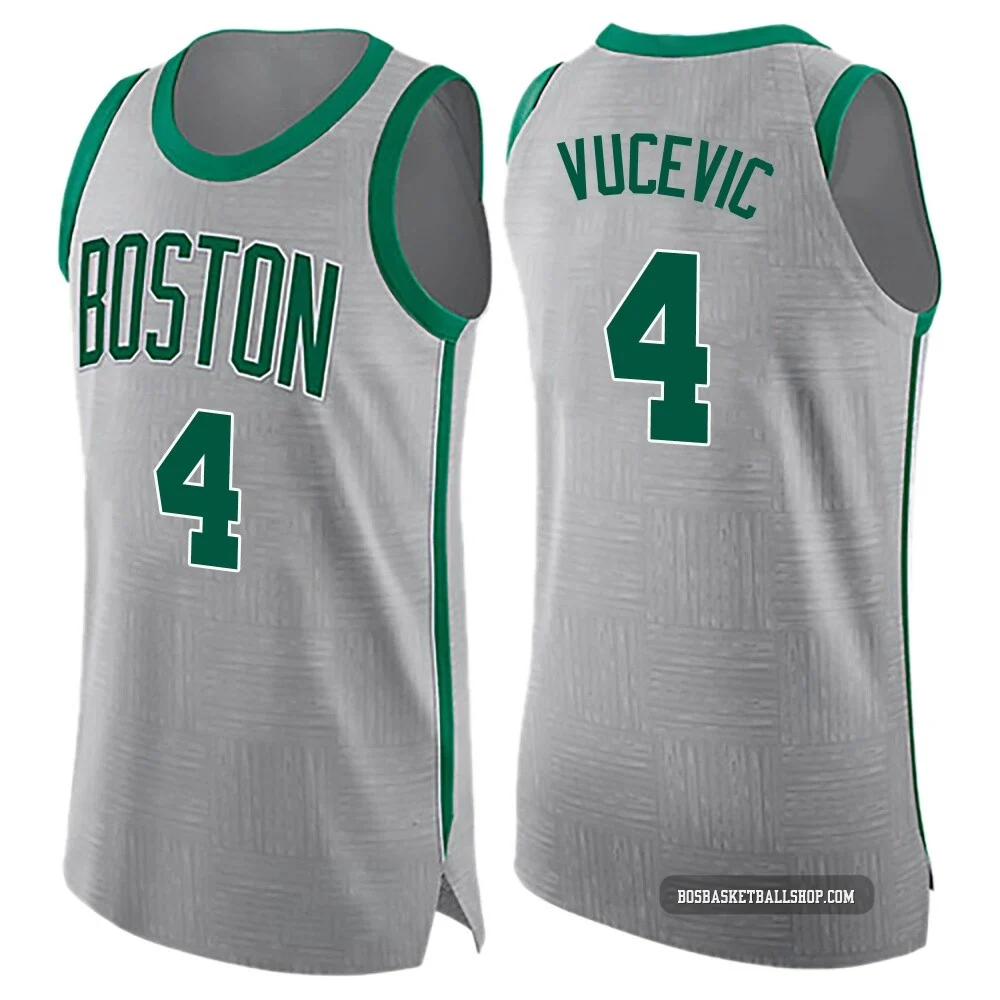 Nikola Vucevic Boston Celtics ＃4 Swingman Men's Gray Jersey - City Edition