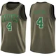 Nikola Vucevic Boston Celtics ＃4 Swingman Men's Green Salute to Service Jersey