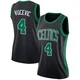 Nikola Vucevic Boston Celtics ＃4 Swingman Women's Black Jersey - Statement Edition