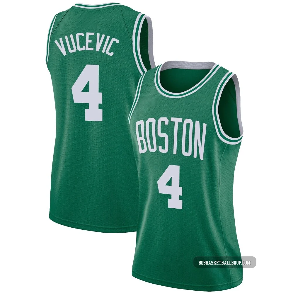 Nikola Vucevic Boston Celtics ＃4 Swingman Women's Green Jersey - Icon Edition