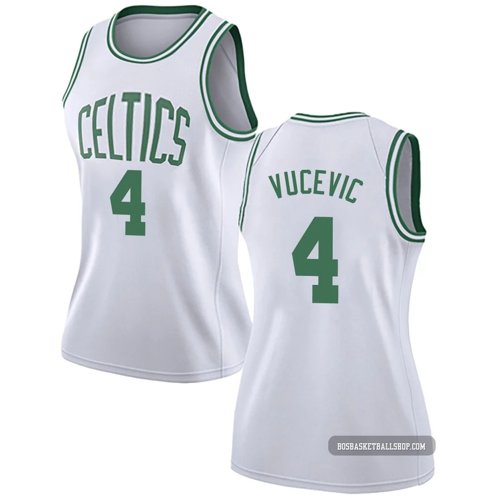 Nikola Vucevic Boston Celtics ＃4 Swingman Women's White Jersey - Association Edition