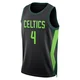 Nikola Vucevic Boston Celtics ＃4 Swingman Youth 2024/25 Black City Edition Jersey