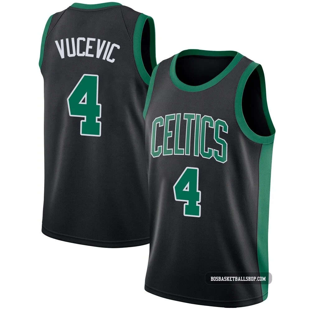 Nikola Vucevic Boston Celtics ＃4 Swingman Youth Black Jersey - Statement Edition
