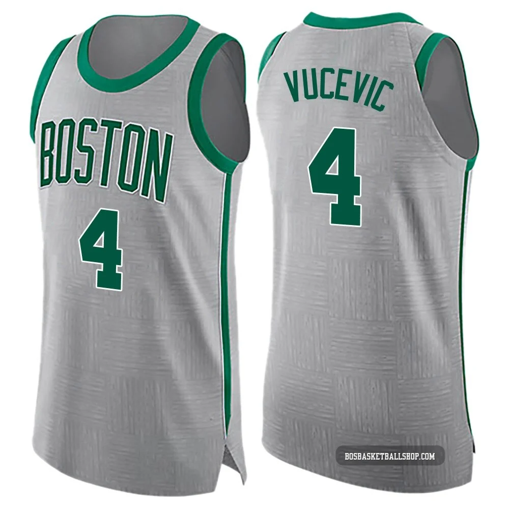 Nikola Vucevic Boston Celtics ＃4 Swingman Youth Gray Jersey - City Edition